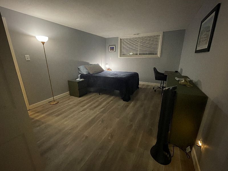 Spacious master bedroom! (adding rug)
