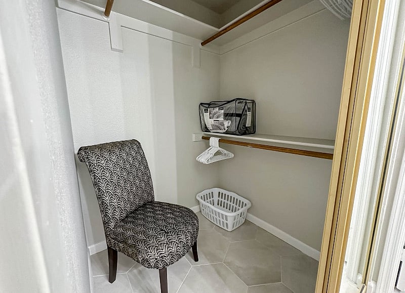 Spacious Walk-In Closet