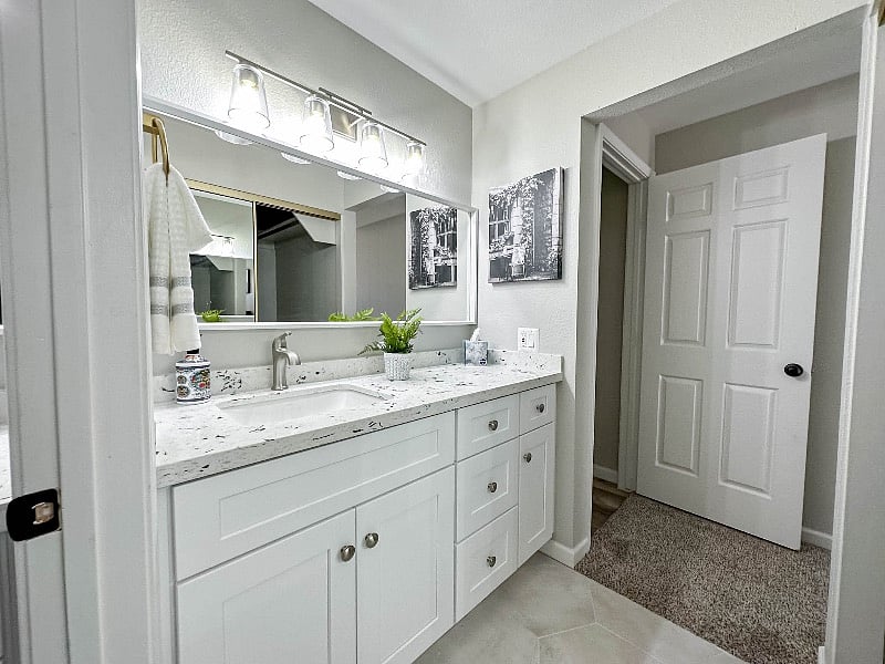 Separate Vanity Area With Sink