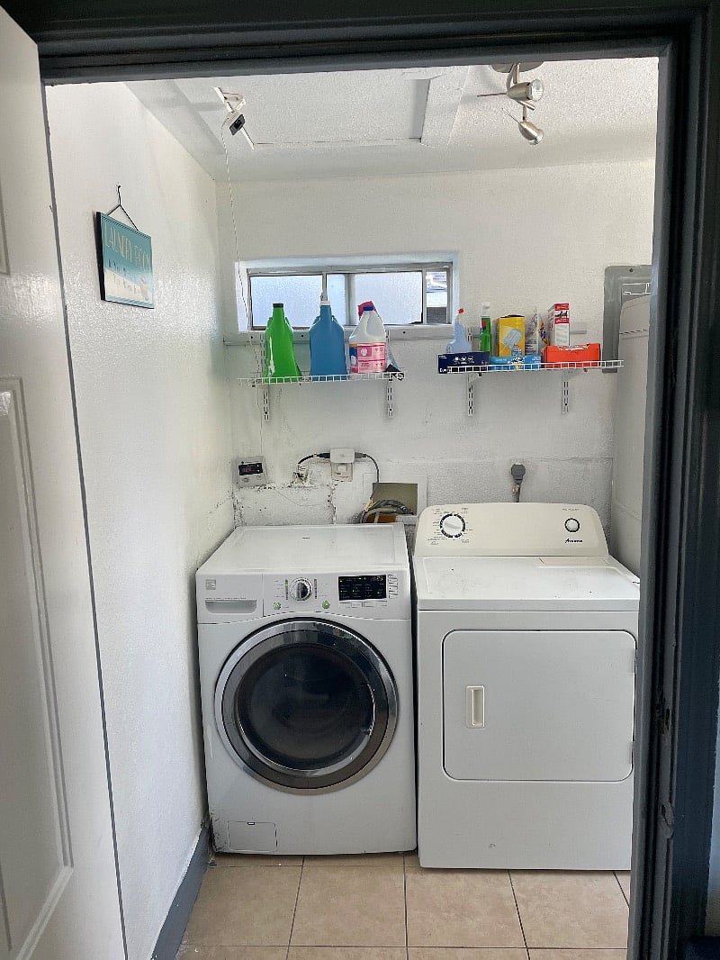 Laundry room in-law unit