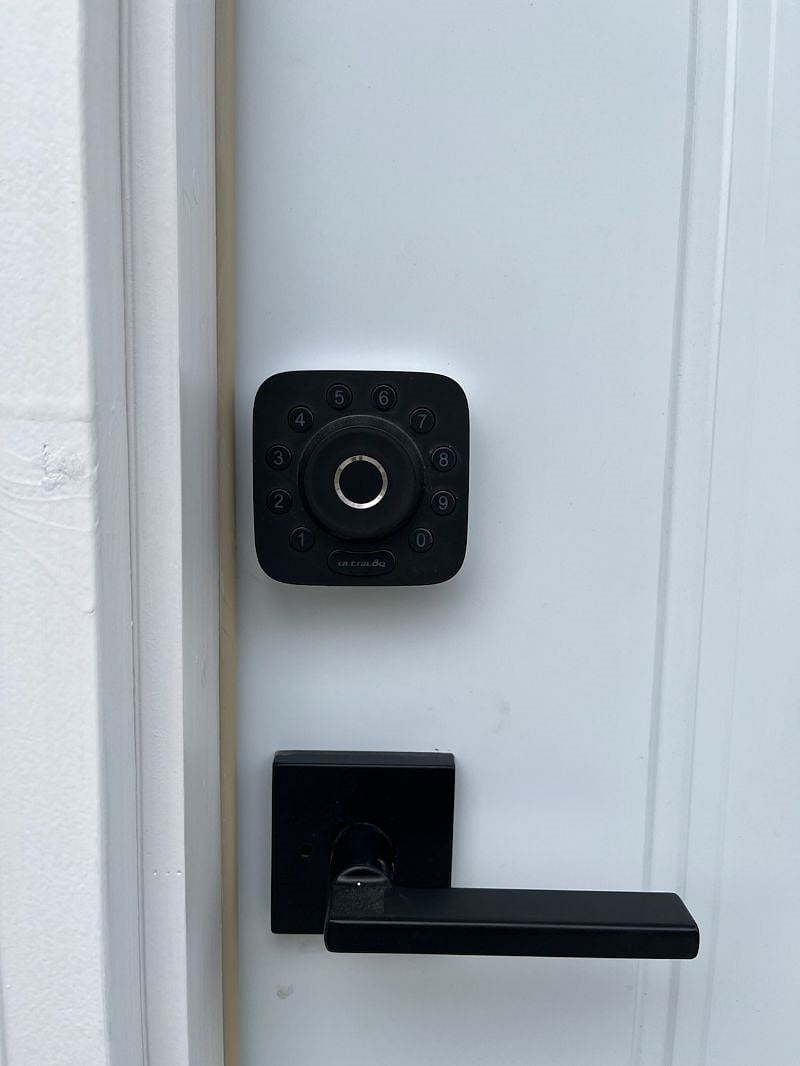 finger print or coded entry