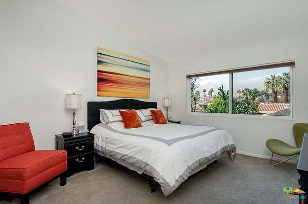 Master bedroom with beautiful views and access to the lanai.