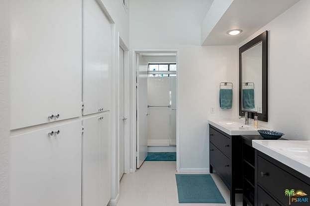 Master bath with huge walk-in closet.