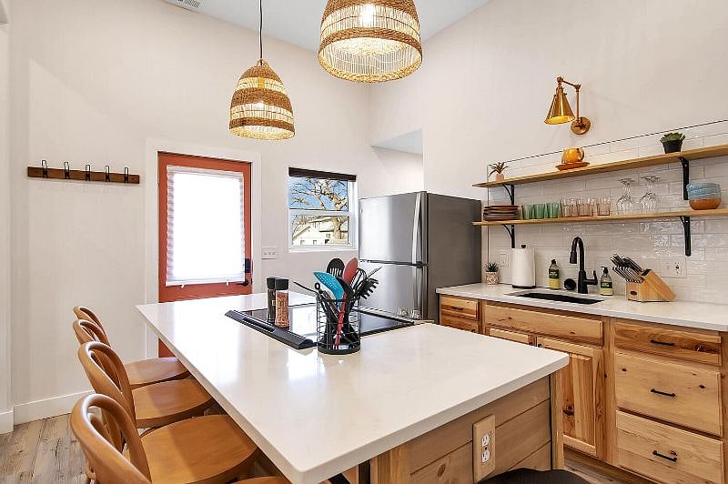 Kitchen and Island - Abode I