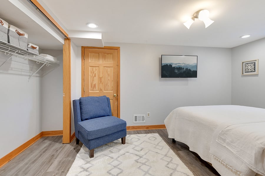 Lower level bedroom
