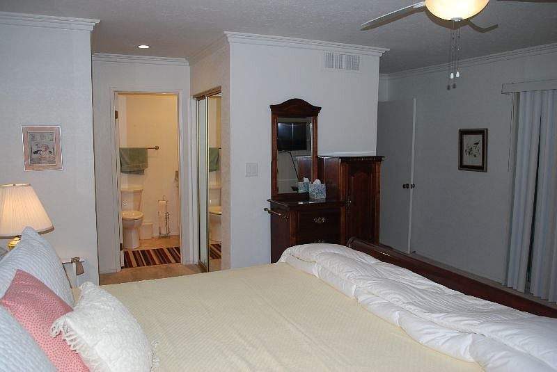 Master Bedroom View to Walk-in Bathroom
