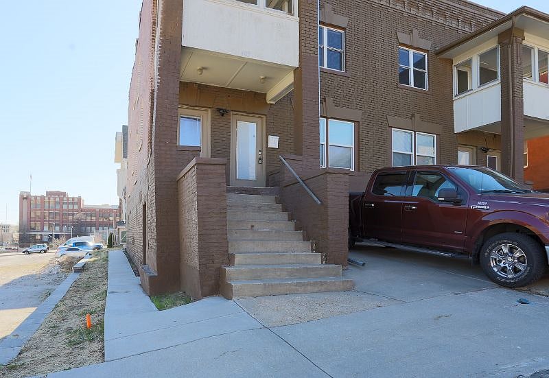 Front entry. Motion sensor light and security camera in place for your protection.