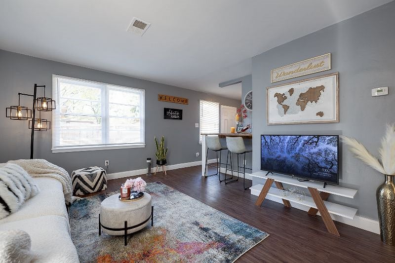 Bright and cozy living room for your relaxation 