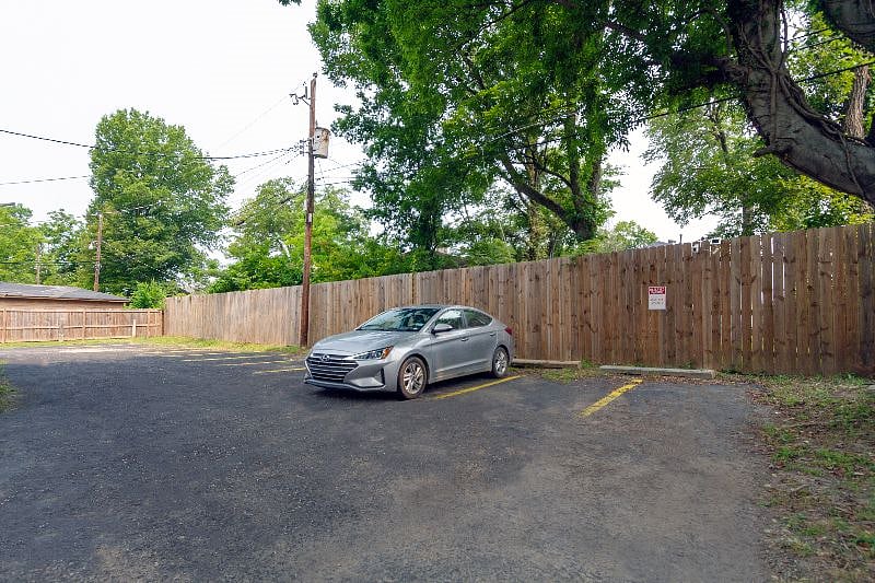 Private and dedicated parking for our guests only behind the complex- monitored 24/7 by security cameras. Please follow signs at property for directions- One Way Entrance/Exit