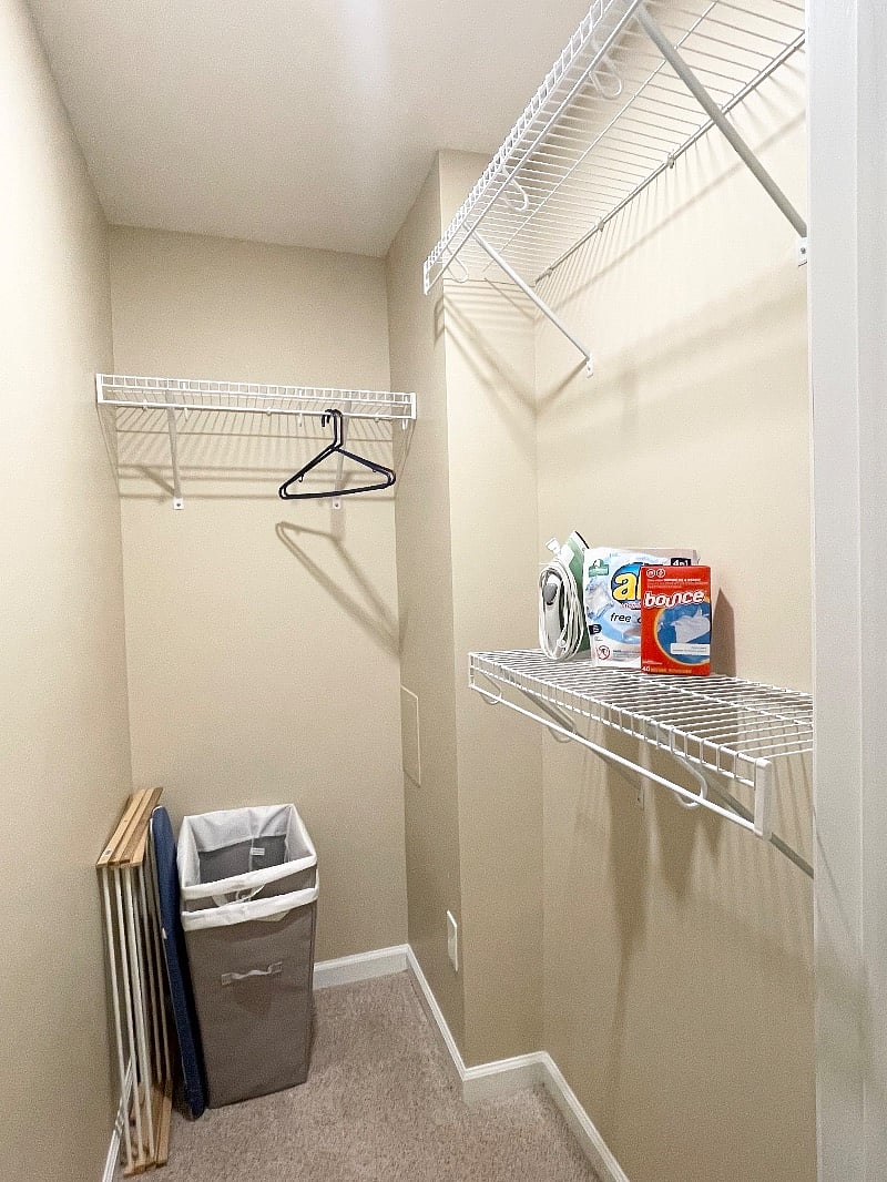 Large walk-in closet!