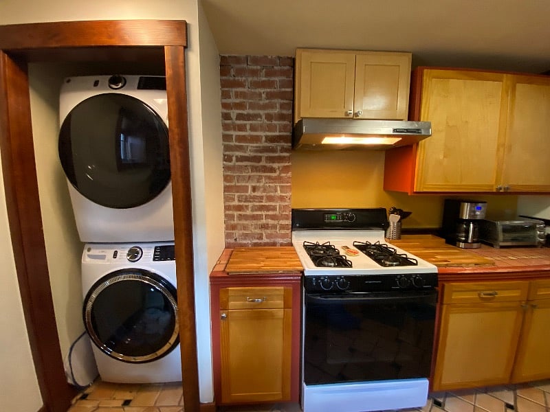 New washer and dryer