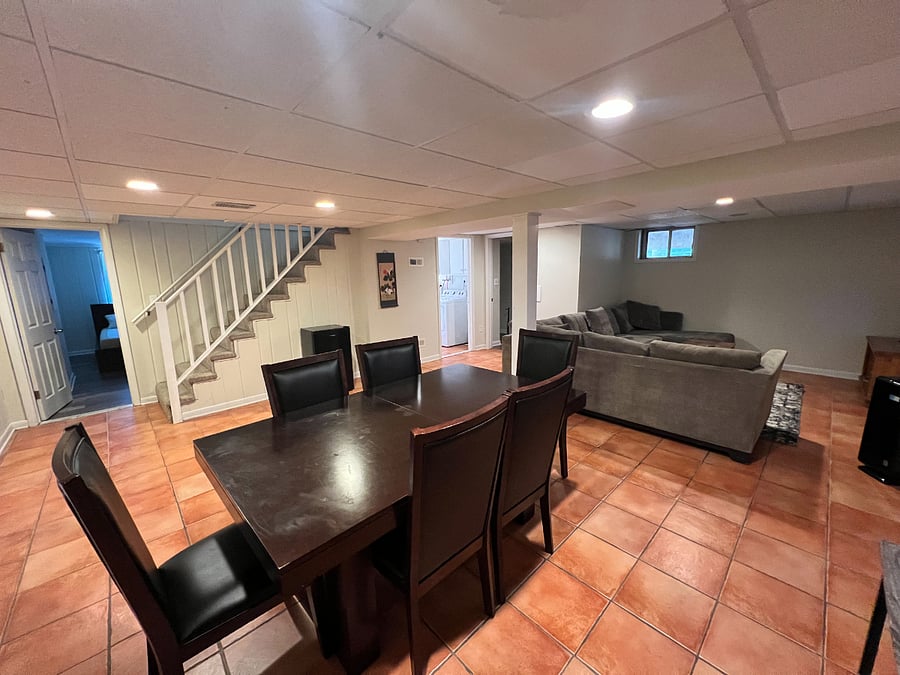 Living room - dining area