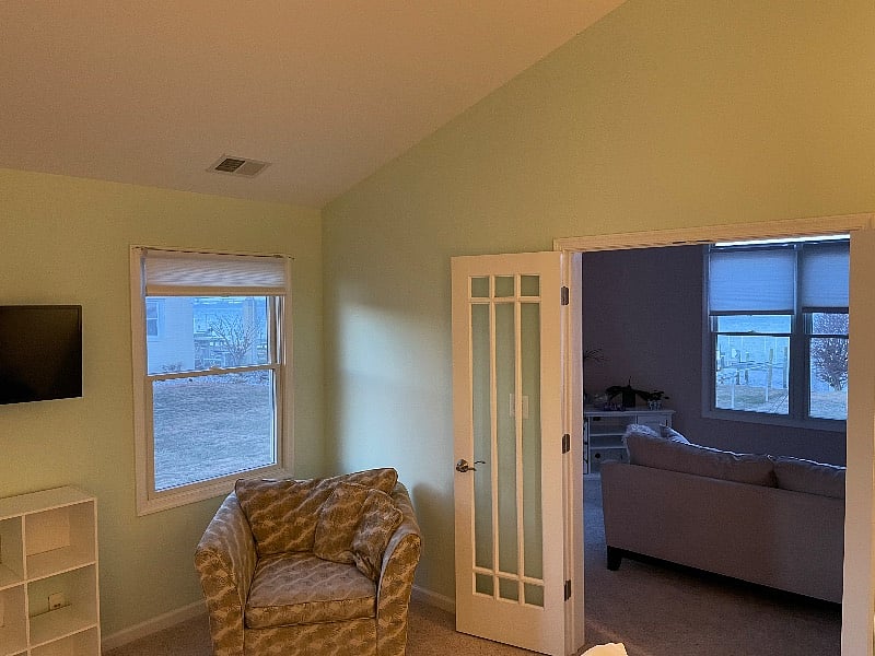 Water views from bedroom