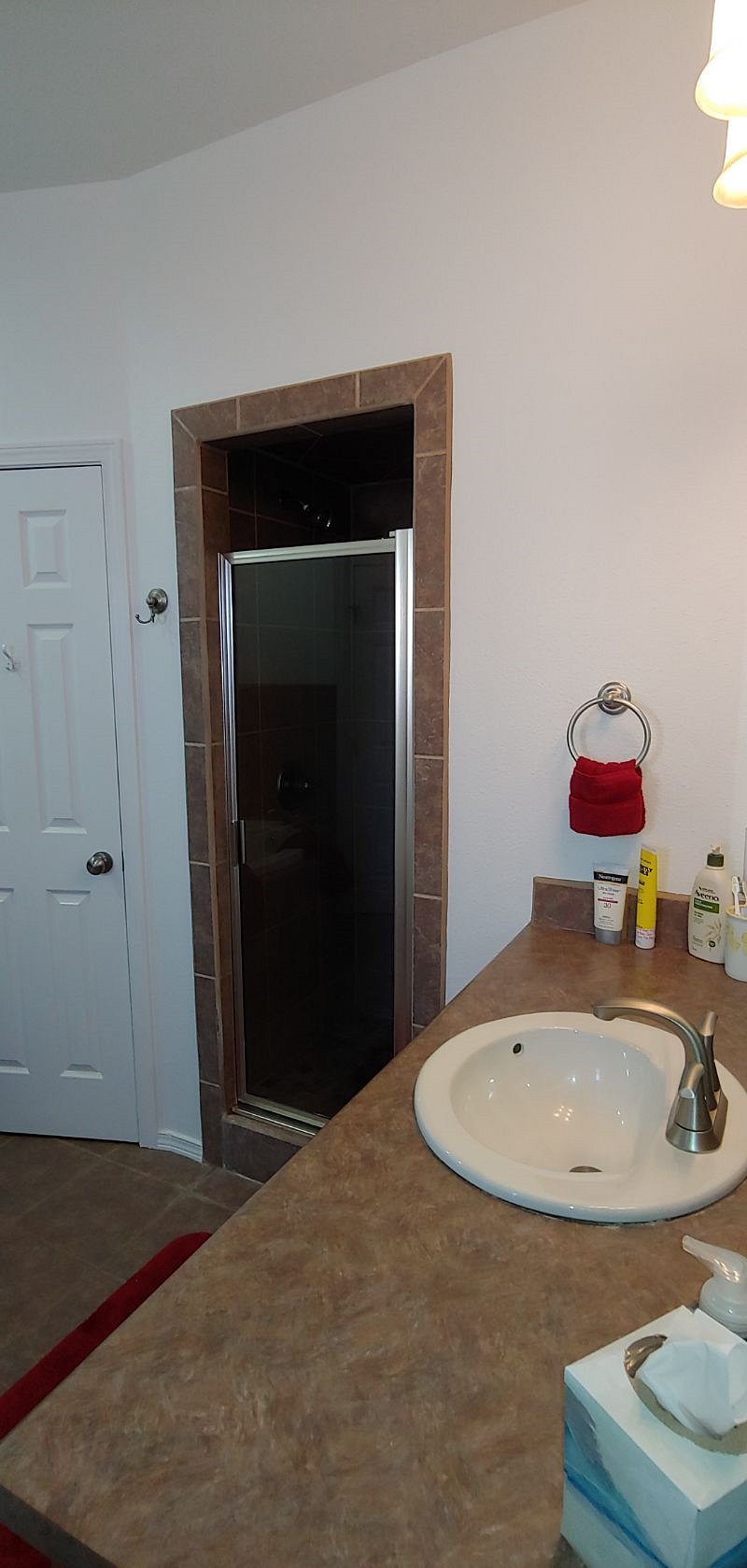 Tile shower