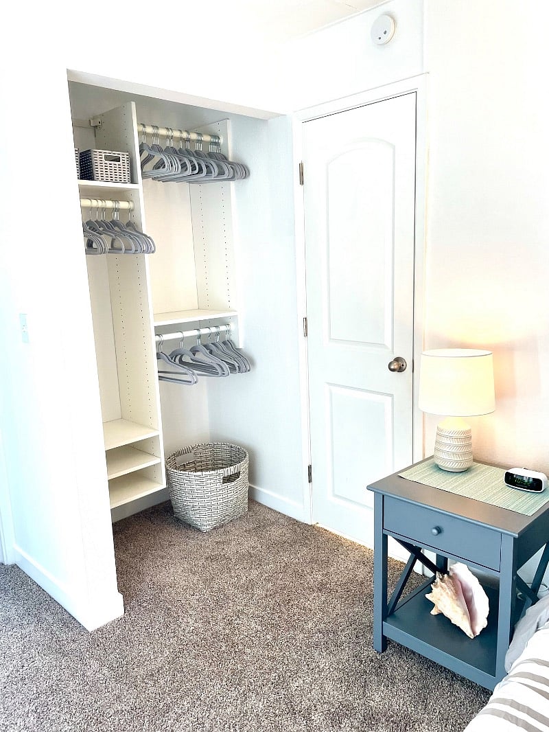 1 Bedroom Includes Two Closets & A Dresser and Nightstand