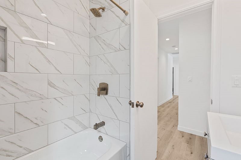 Hallway bathroom