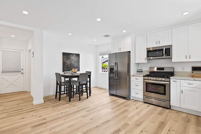Kitchen with dining area