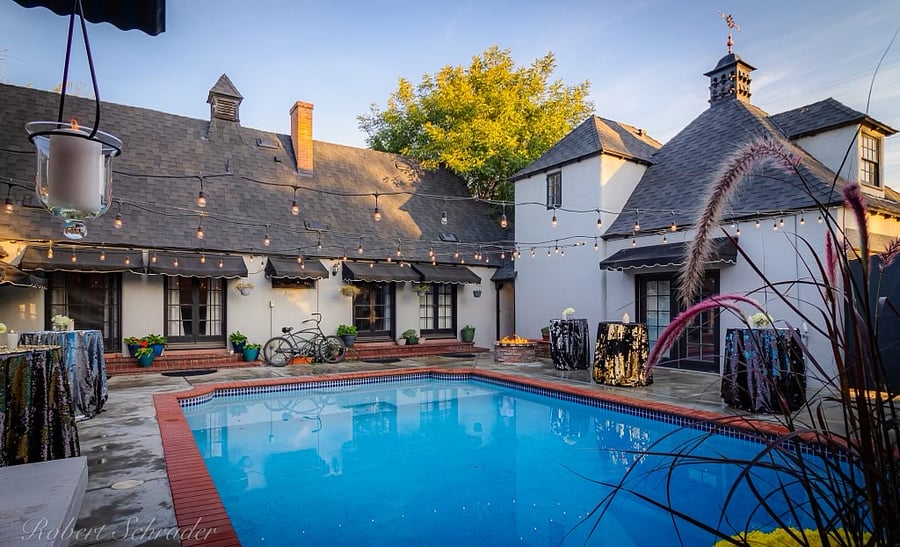 This is your view. Safe and secure inside our courtyard pool area with no distractions. Pool and spa are available to use by appointment. Sit outside and have a drink or enjoy the weather.