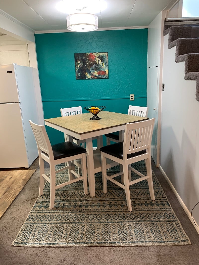 Clever open floor plan