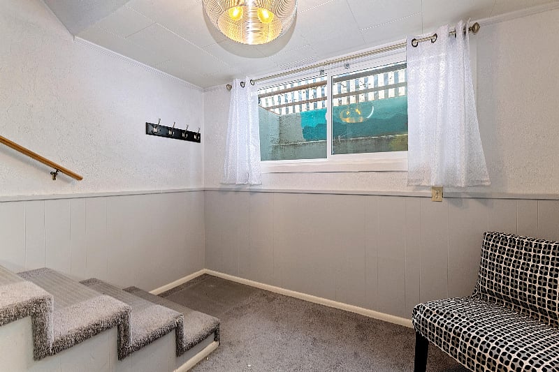 Its sub level, but big windows make it very bright inside!