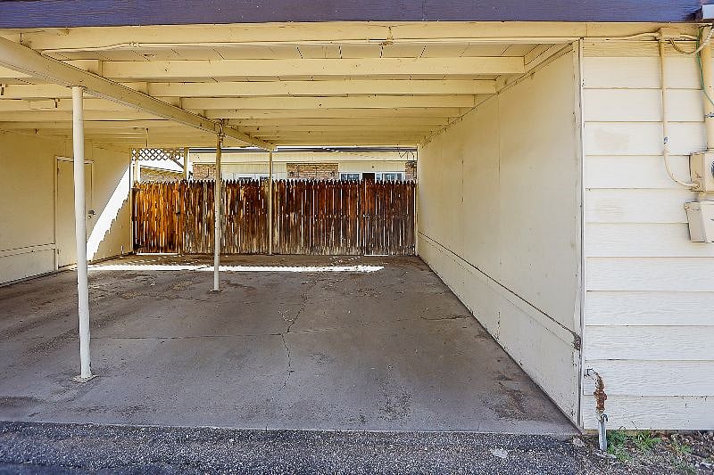 Single Carport on Right Side only.