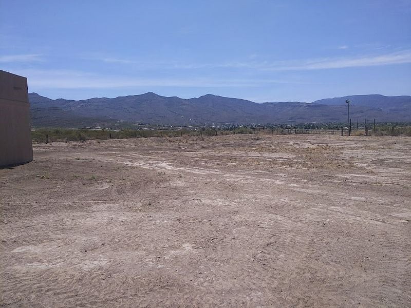 view of sacramento  mountains landscaping in progress now.