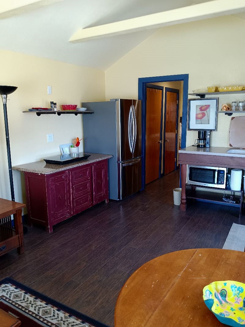 Kitchen with Induction stovetop