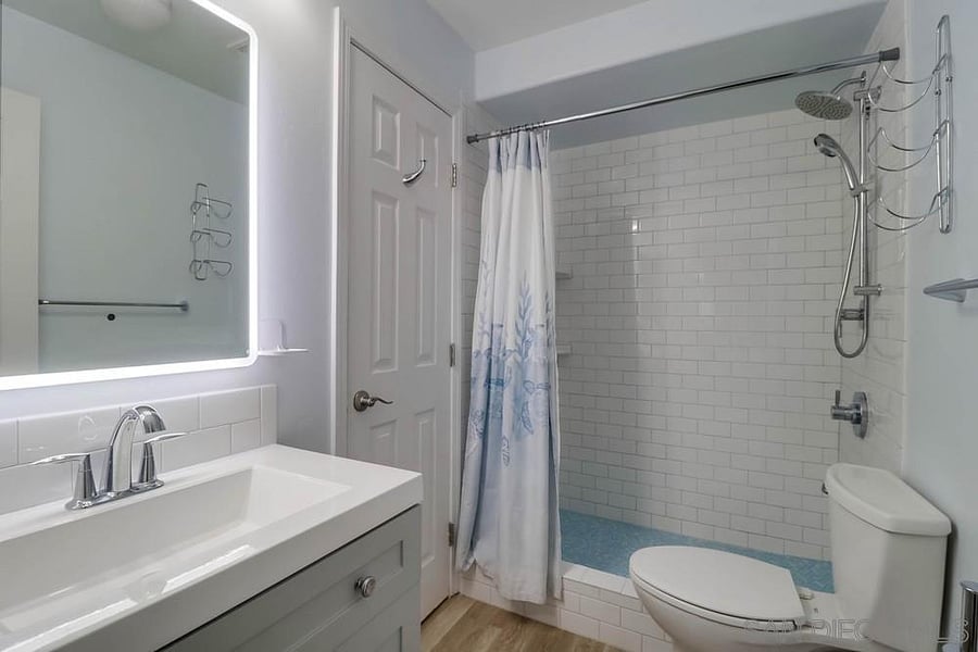 Newly renovated bathroom