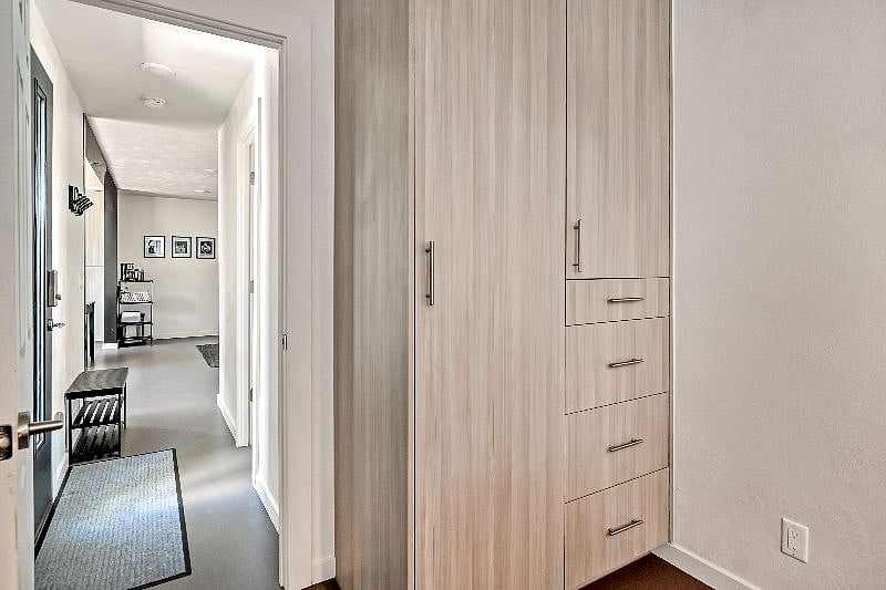 We've provided ample closet space for you to unpack during your stay, whether long or short.