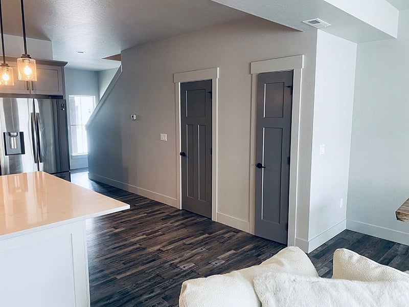 Half bath on main level + pantry
