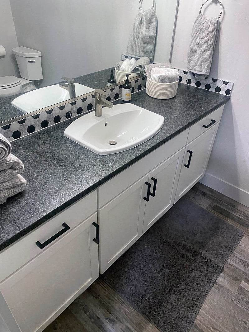 Master bath attached to the room