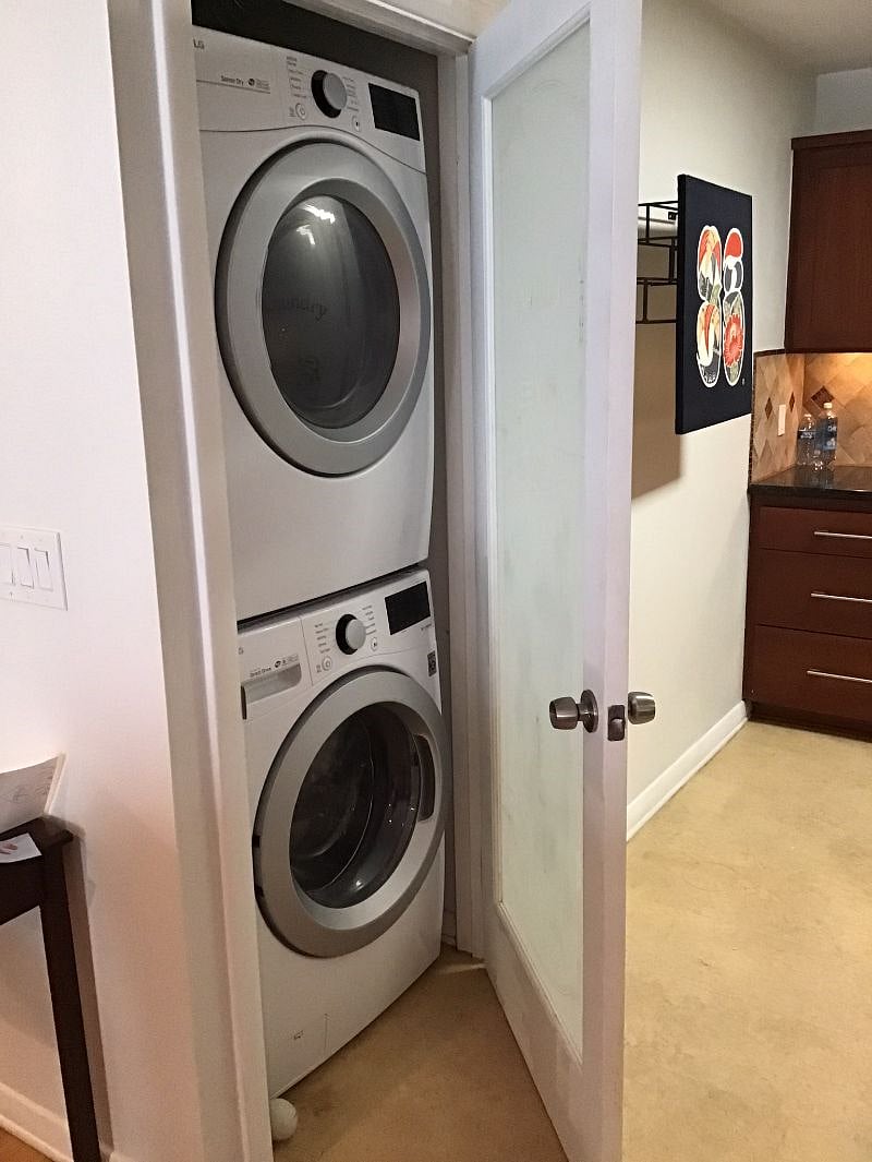 Washer and dryer