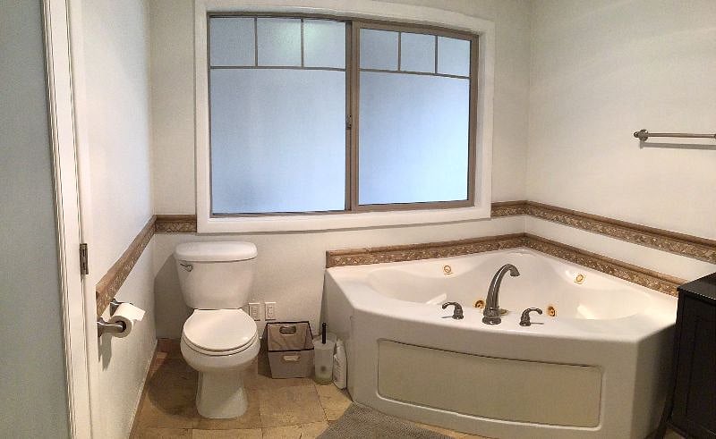 Master bath with Jacuzzi