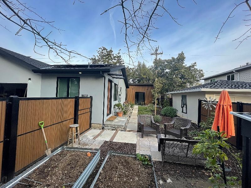 Yard with patio area.