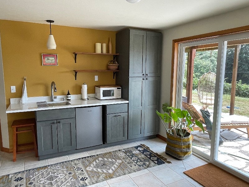 Basement kitchenette