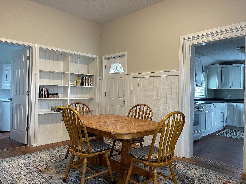 Dining room between kitchen and living room
