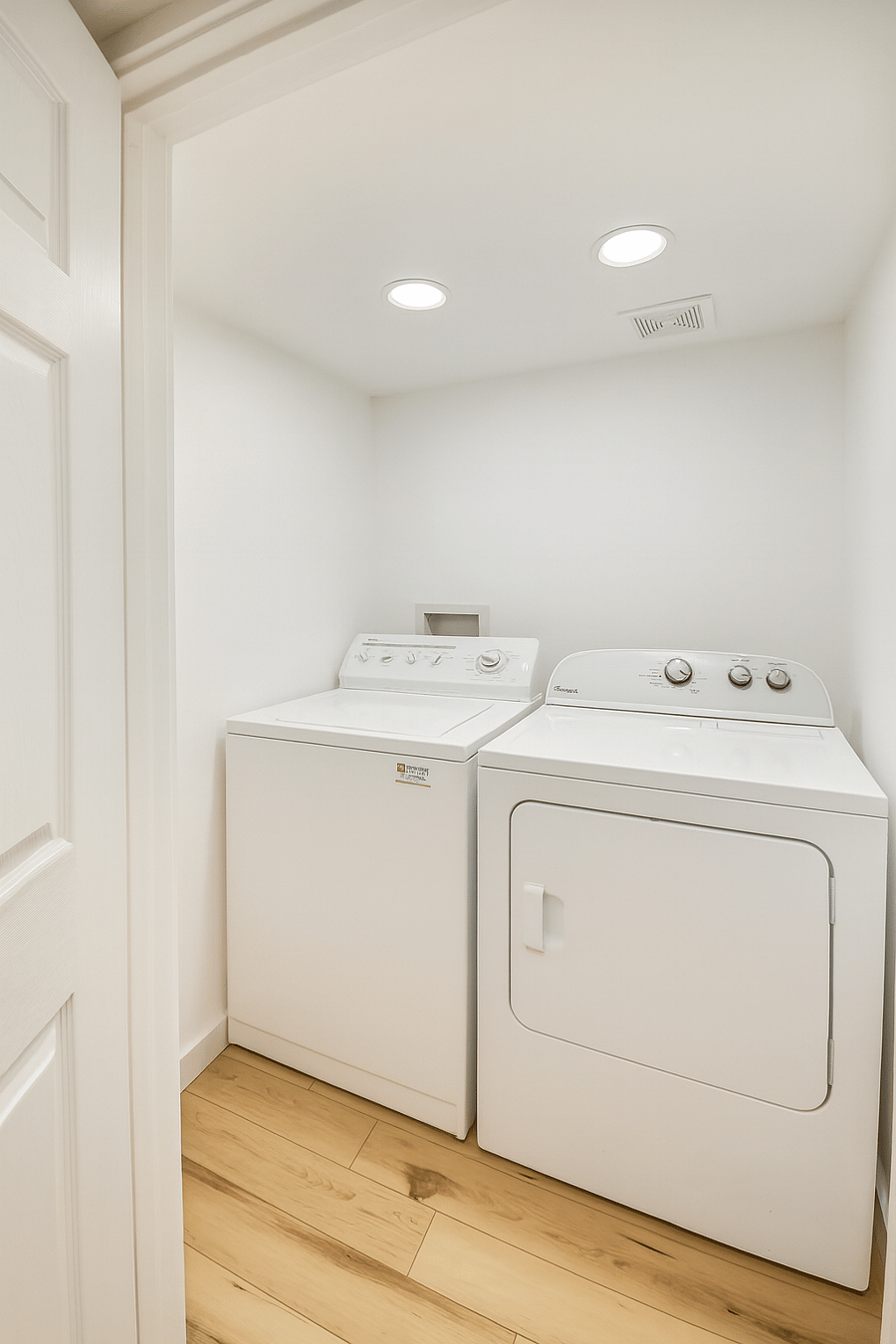 In-unit washer and dryer for your convenienceperfect for longer stays or quick refreshes