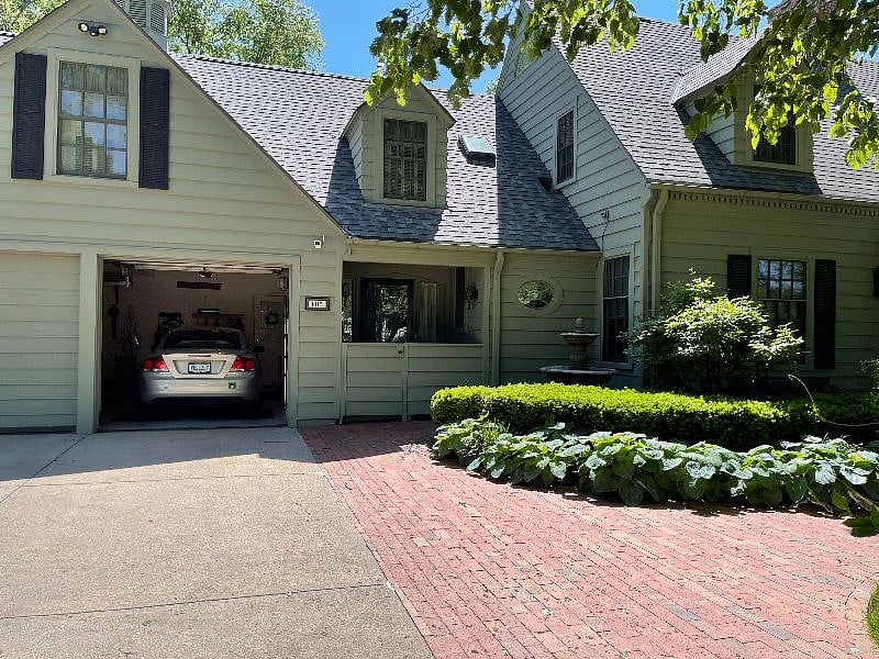 Enter through the garage