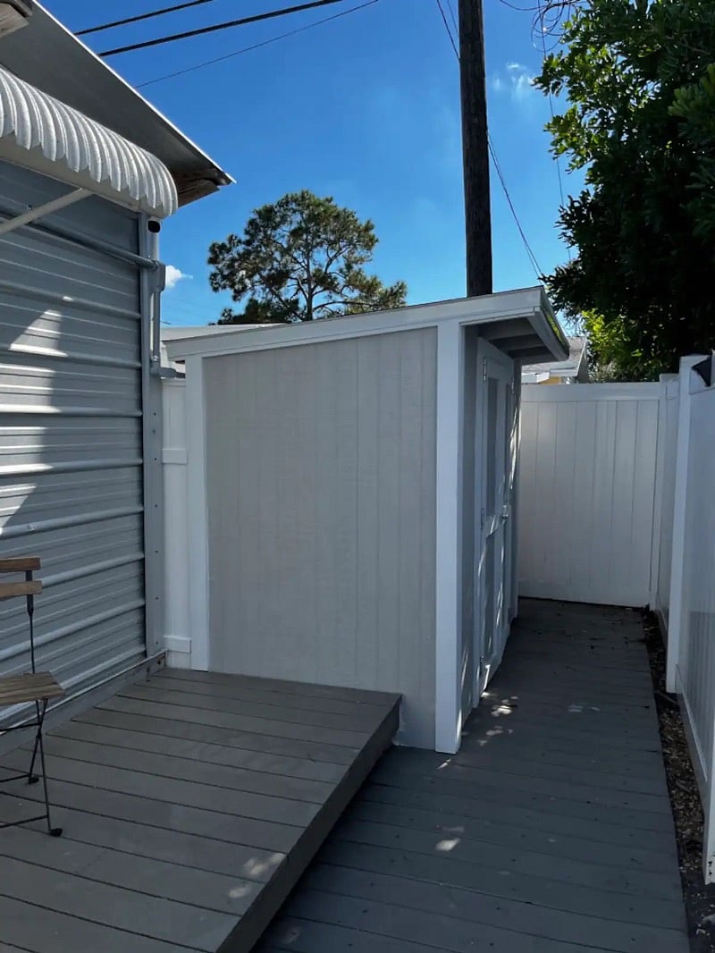 Outside Laundry Shed
