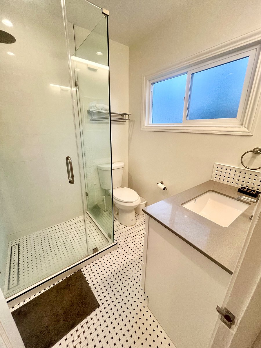 New shower stall