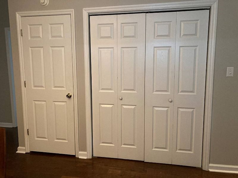 storage closet and laundry