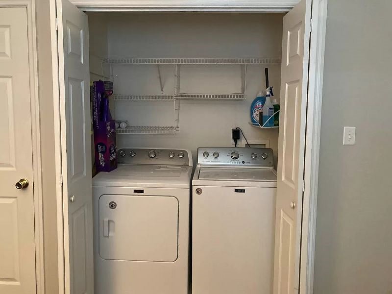 Washer and dryer