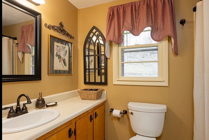 1 of 2 full baths. .