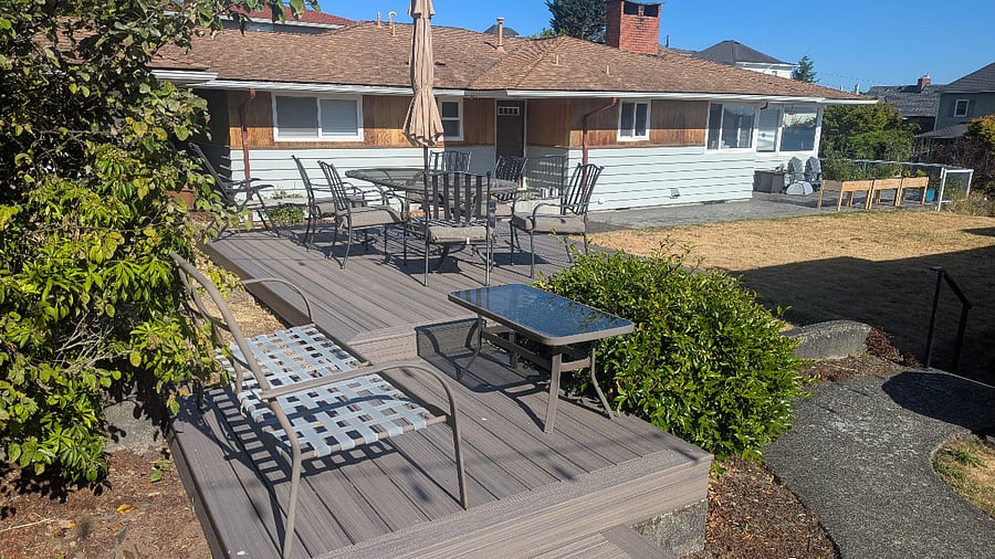 New and improved deck space!