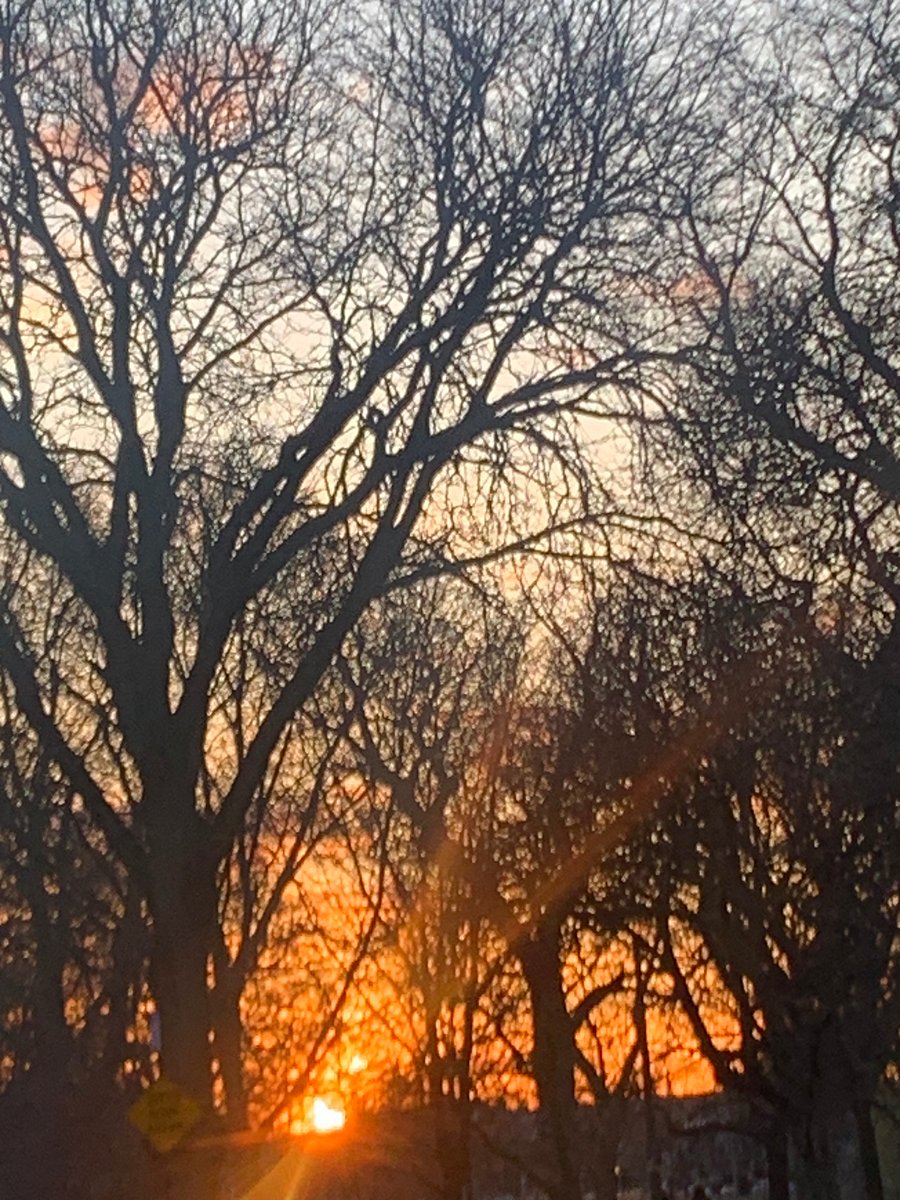 Sunset views in River Park.