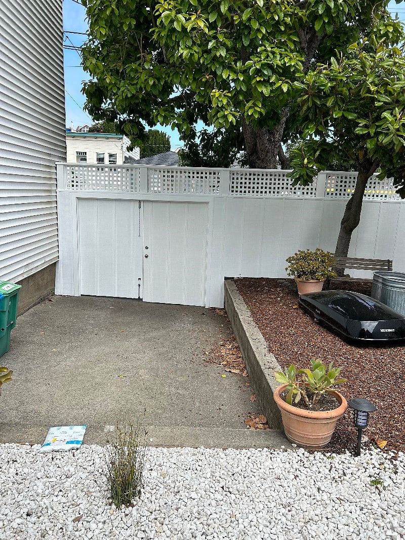 Off street parking for one car. Ample street parking in front or near house.