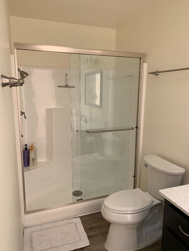 master bath with walk-in shower