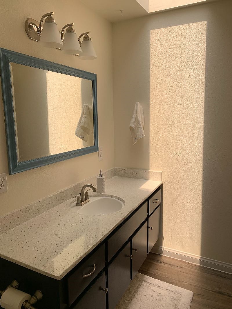 master bath with skylight