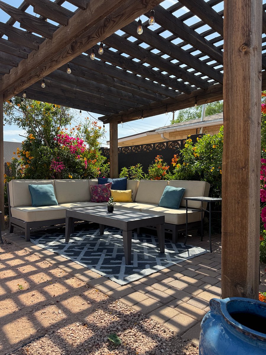 Patio Gazebo with Bistro Lights