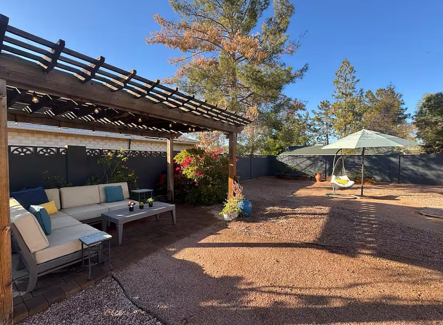 Fully Fenced Backyard